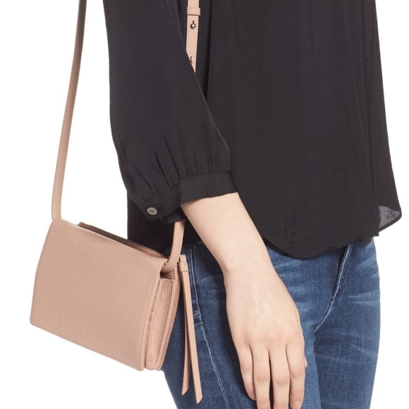 ALLSAINTS Fetch Crossbody Bag in Nude Pink - Picture 3 of 7